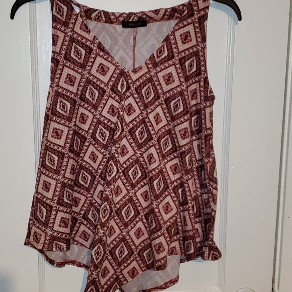 First love spaghetti blouse